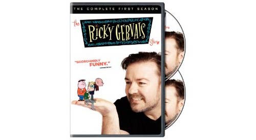 the ricky gervais show dvd cover. Season 1 of The Ricky Gervais
